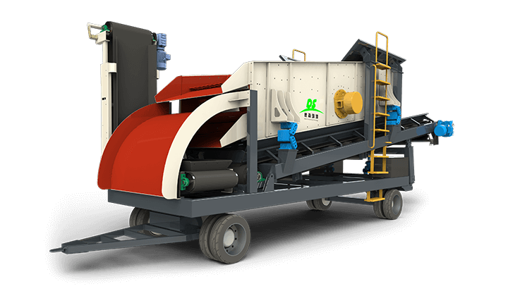 輪胎式移動(dòng)棒條篩